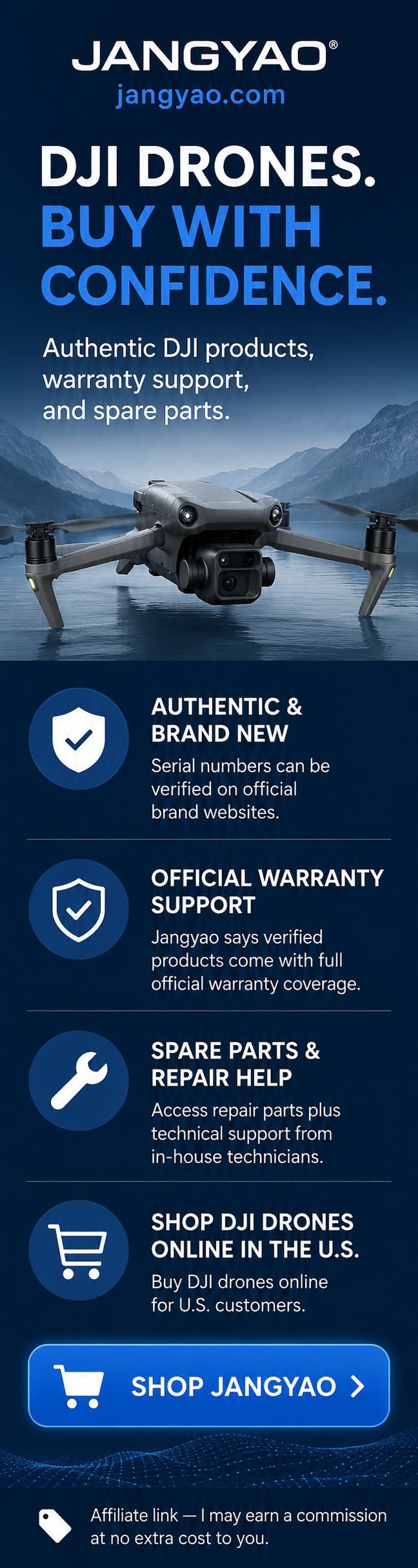 Buy DJI drones in the US
