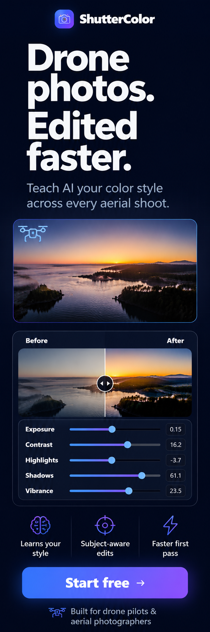 Use ShutterColor to train an AI to edit your photos
